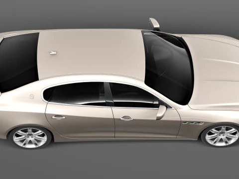 Maserati Quattroporte 2013 3D Model