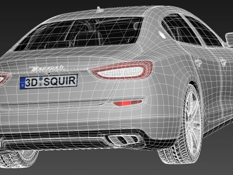 Maserati Quattroporte 2013 3D Model
