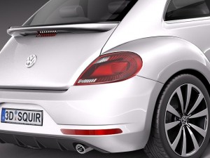 Volkswagen Beetle R-line 2014 Modello 3D