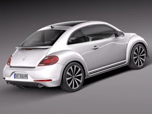 Volkswagen Beetle R-line 2014 3D Model