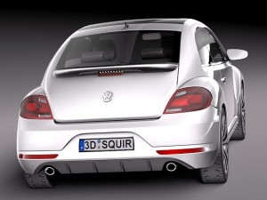 Volkswagen Beetle R-line 2014 Modello 3D