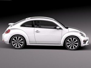 Volkswagen Beetle R-line 2014 Modello 3D