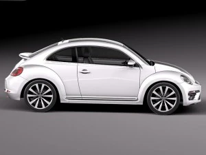 Volkswagen Beetle R-line 2014 3D Model