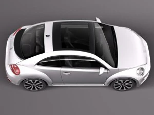 Volkswagen Beetle R-line 2014 3D Model