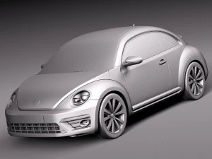 Volkswagen Beetle R-line 2014 3D Model