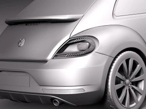 Volkswagen Beetle R-line 2014 3D Model