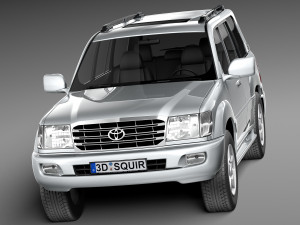 Toyota Land Cruiser J100 1997-2007 Modelo 3D