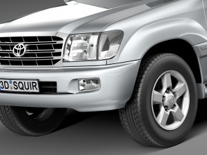 Toyota Land Cruiser J100 1997-2007 Modelo 3D