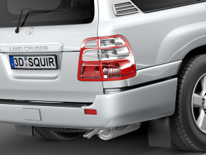 Toyota Land Cruiser J100 1997-2007 Modelo 3D