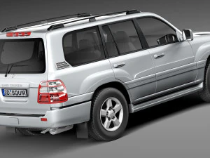 टोयोटा लैंड क्रूजर J100 1997-2007 3D मॉडल