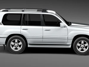 टोयोटा लैंड क्रूजर J100 1997-2007 3D मॉडल