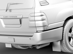 Toyota Land Cruiser J100 1997-2007 Modelo 3D