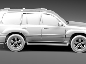 Toyota Land Cruiser J100 1997-2007 Modelo 3D