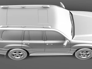 टोयोटा लैंड क्रूजर J100 1997-2007 3D मॉडल