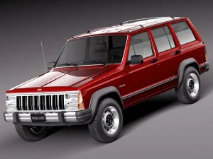 जीप चेरोकी 1984-1996 3D मॉडल
