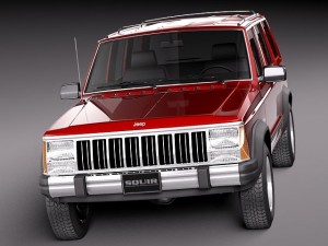 Jeep Cherokee 1984-1996 3D Модель