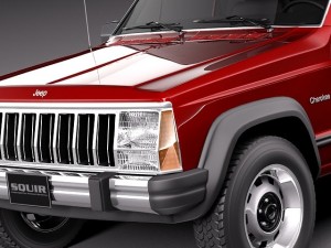Jeep Cherokee 1984-1996 3D Модель