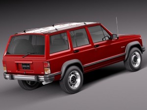 Jeep Cherokee 1984-1996 3D Модель