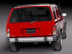 Jeep Cherokee 1984-1996 3D Модель