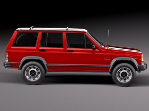 Jeep Cherokee 1984-1996 3D Модель