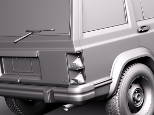 Jeep Cherokee 1984-1996 3D Модель