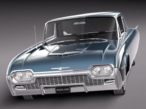 Thunderbird 1961 Modello 3D