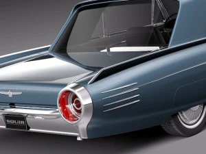 Thunderbird 1961 Modello 3D