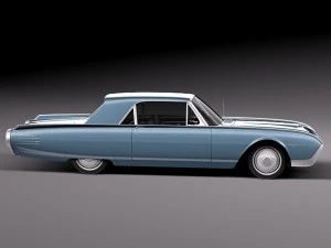 Thunderbird 1961 Modello 3D