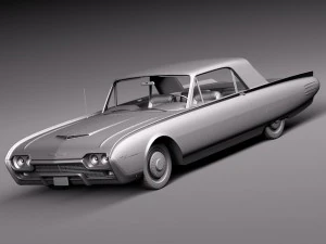 Thunderbird 1961 Modello 3D