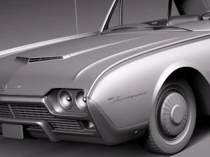 Thunderbird 1961 Modello 3D