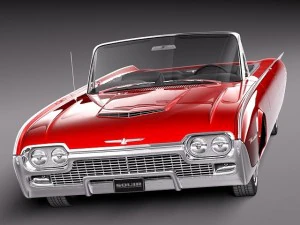 Thunderbird 1961 Modello 3D