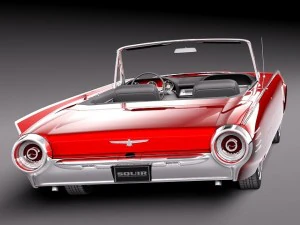 Thunderbird 1961 Modello 3D