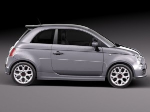 Fiat 500S 2014 Modèle 3D