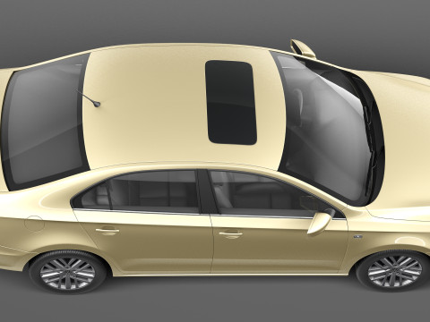 Volkswagen Santana 2014 3Dモデル