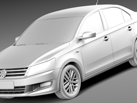 Volkswagen Santana 2014 3Dモデル
