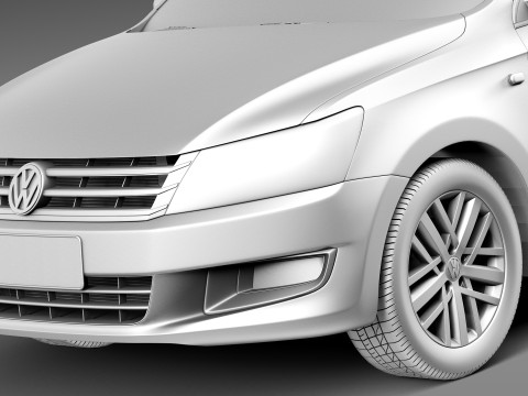 Volkswagen Santana 2014 3Dモデル