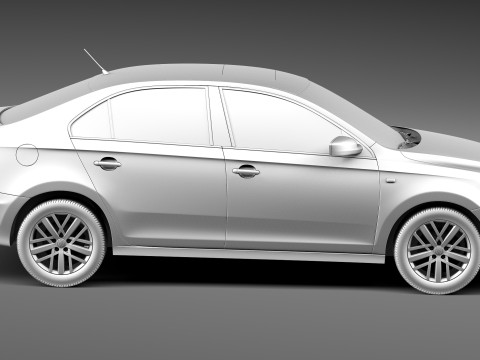 Volkswagen Santana 2014 3Dモデル