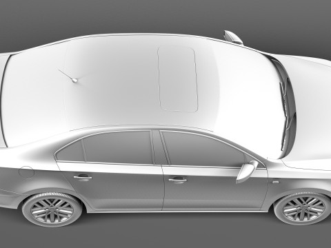 Volkswagen Santana 2014 3Dモデル