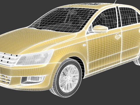Volkswagen Santana 2014 3Dモデル