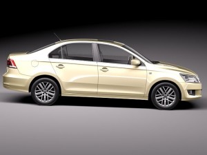 Volkswagen Santana 2014 Model 3D