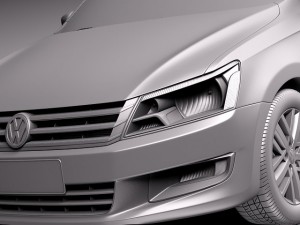 Volkswagen Santana 2014 Model 3D