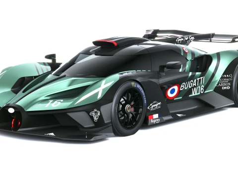Bugatti Bolide 2025 3D Model
