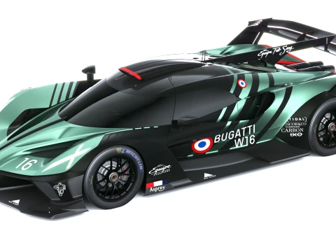 Bugatti Bolide 2025 3D Model