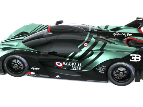 Bugatti Bolide 2025 3D Model