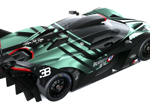Bugatti Bolide 2025 3D Model