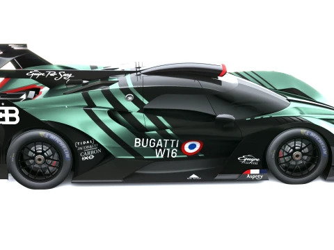Bugatti Bolide 2025 3D Model