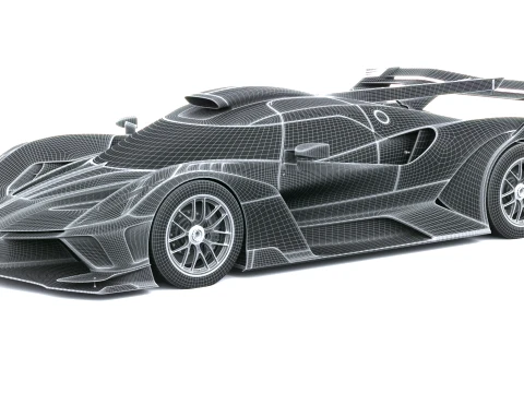 Bugatti Bolide 2025 3D Model