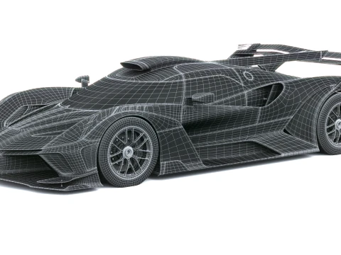 Bugatti Bolide 2025 3D Model
