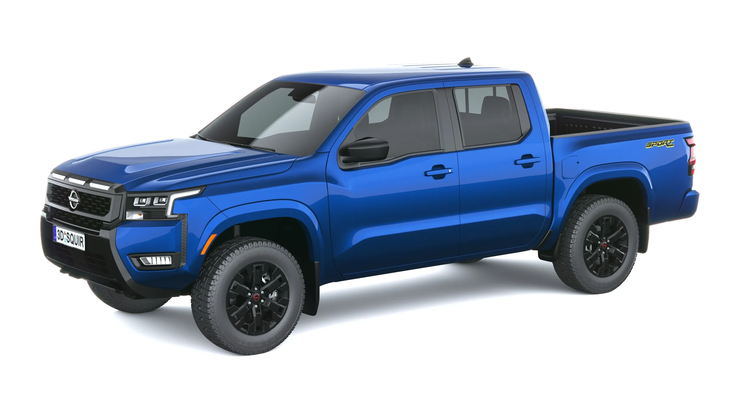 Nissan Frontier Sport Edition 2027 3D Model .c4d .max .obj .3ds .fbx .stl .blend