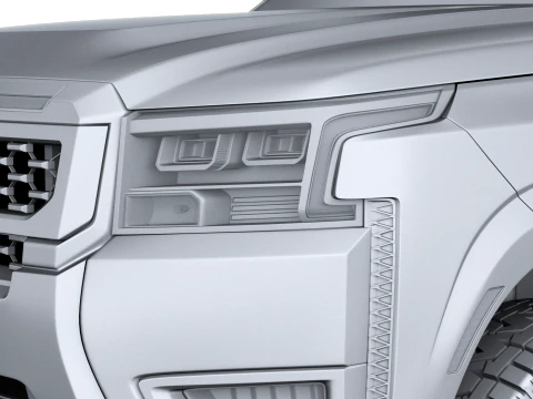 Nissan Frontier Sport Edition 2027 3D Model